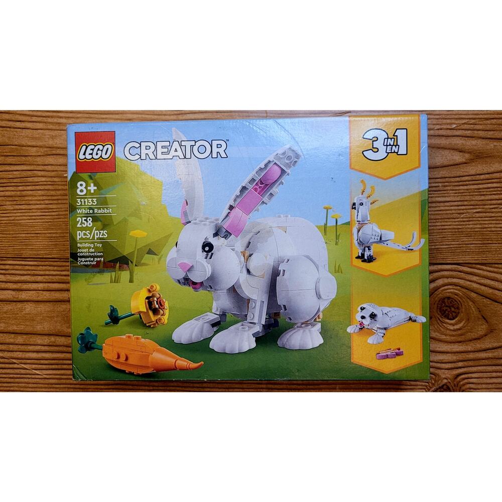 LEGO CREATOR 3 in 1 White Rabbit bird seal 258 pcs 31133 8+ set READ DESCRIPT - Picture 2 of 9